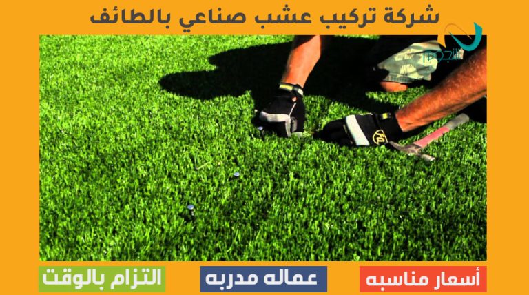 شركة تركيب عشب صناعي بالطائف
