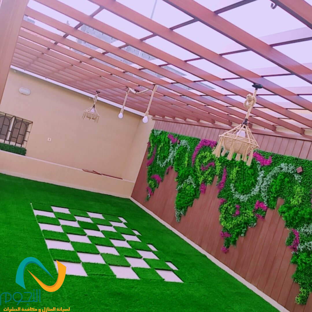 تنسيق حدائق خارجية