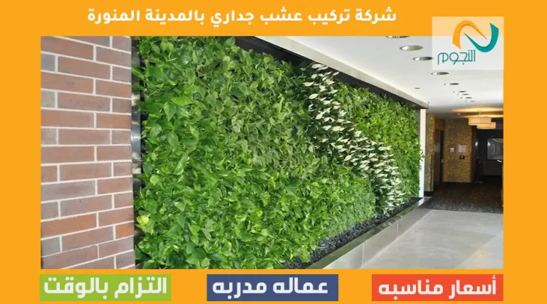 شركة تركيب عشب جداري بالمدينة المنورة