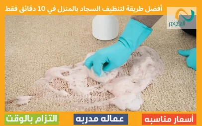 أفضل طريقة لتنظيف السجاد بالمنزل في 10 دقائق فقط