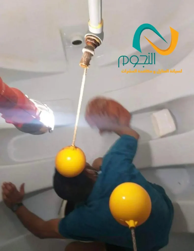 تنظيف خزان علوي